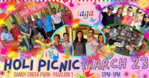 IAGA Holi Picnic March 23,2025